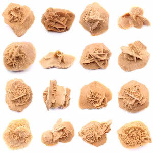 Small Desert Rose of Morocco: natural geological fragment