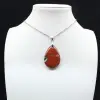 Madagascar Red Jasper and Chain - 2