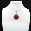 Red Jasper Square Pendant - 1