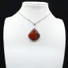 Red Jasper Square Pendant - 2
