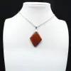 Small Red Jasper Pendant - 1
