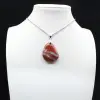 Geological Red Jasper Pendant - 2
