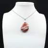 Geological Red Jasper Pendant - 1