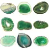Natural green agate slice – Decorative piece 250 g - 0