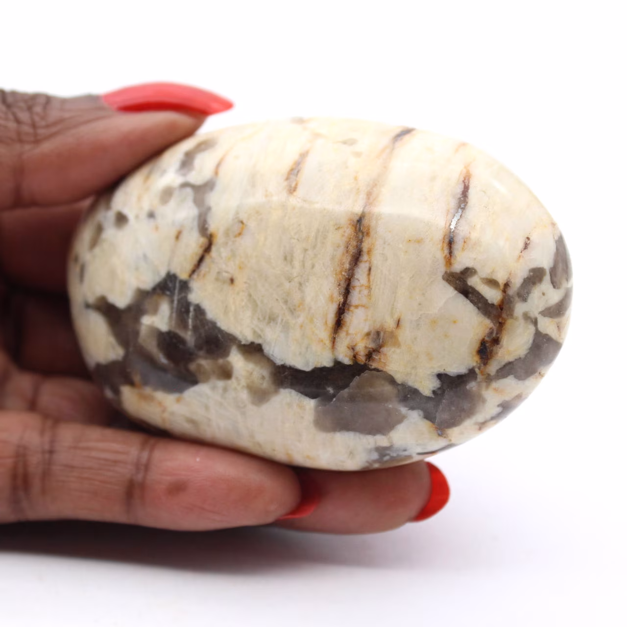 Feldspar pebble from Madagascar – Geological specimen