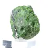 Raw Finnish chromediopside on a base, green stone 135 g - 6
