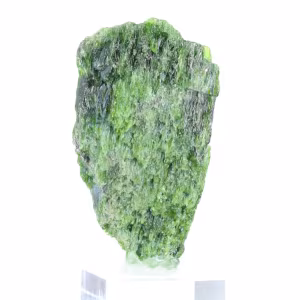 Raw chromiumdiopside stone, green mineral from Finland, 70 g