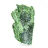 Raw Finnish chromediopside, green sample on base 80 g - 3