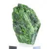 Raw Finnish chromediopside, green sample on base 80 g - 4