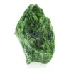 Raw Finnish chromediopside, green sample on base 80 g - 5