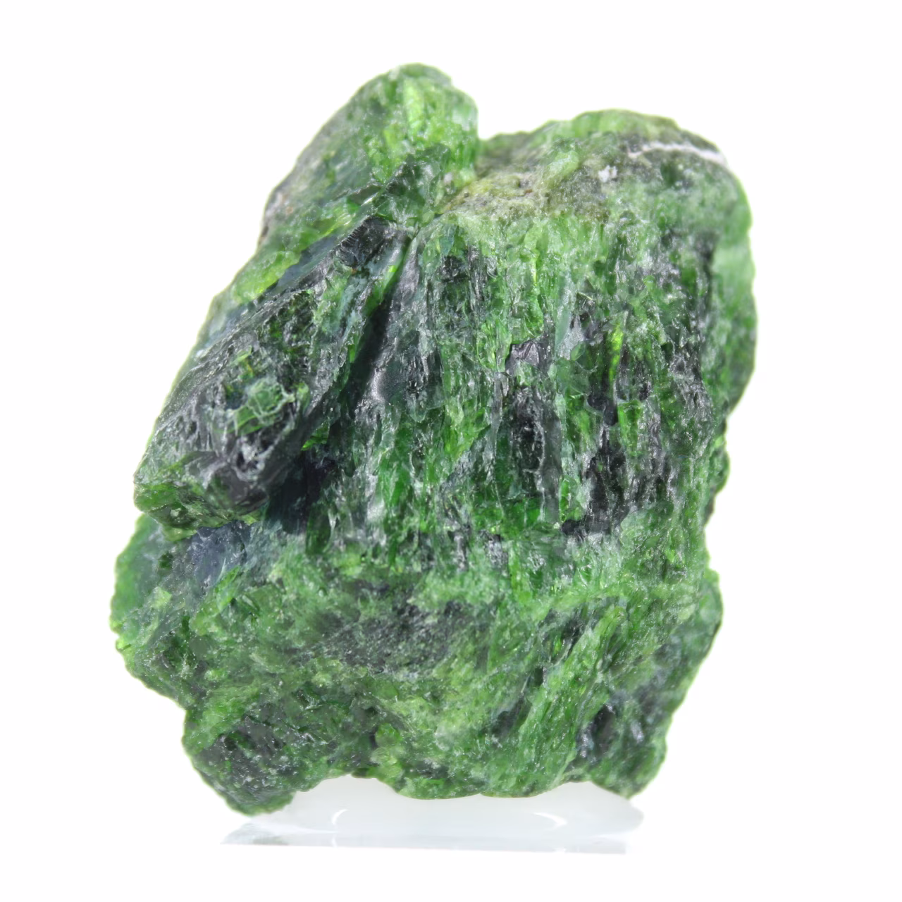 Crude chromium pyroxene from Finland, chromediopside 100 g
