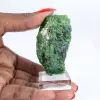 Raw chromediopside on a base, Scandinavian green stone, 60 g - 1