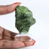 Raw chromediopside, mineralogy from Finland on a 65g support - 1
