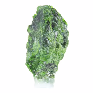 Green chromiumdiopside from Finland, raw collector's piece, 65 g