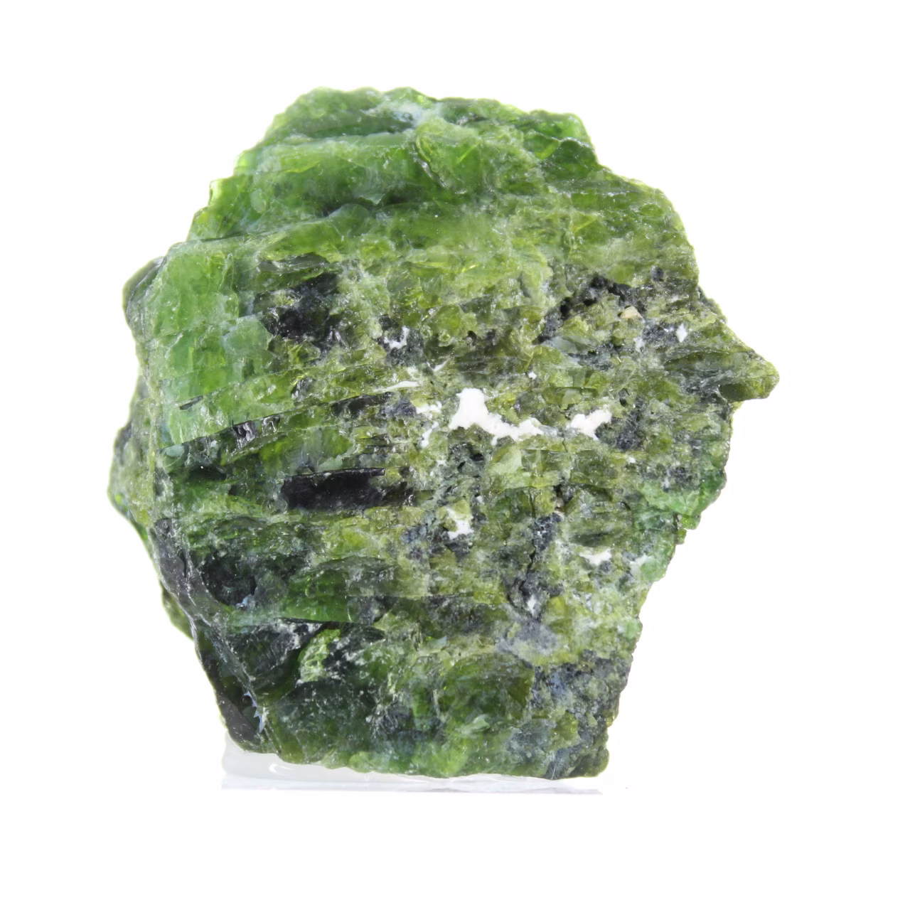 Natural raw chromiumdiopside from Finland on a base 65 g