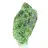 Raw Chromediopside from Finland, green mineral on a base, 60 g