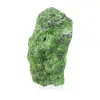 Raw chromediopside on support, green silicate from Finland, 60 g - 3