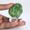 Raw chromediopside on support, green silicate from Finland, 60 g - 1
