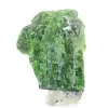 Raw Finnish chromediopside, natural mineral on a base, 55 g - 0