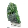 Raw Finnish chromediopside, natural mineral on a base, 55 g - 3