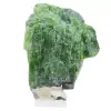 Raw Finnish chromediopside, natural mineral on a base, 55 g - 5