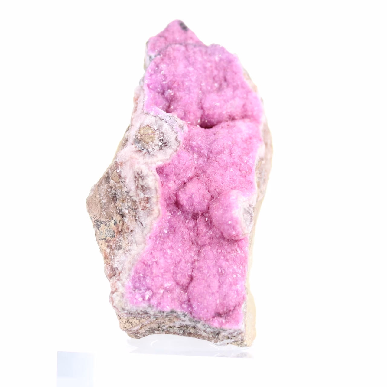 Cobaltocalcite rose sur gangue du Congo, pièce de collection