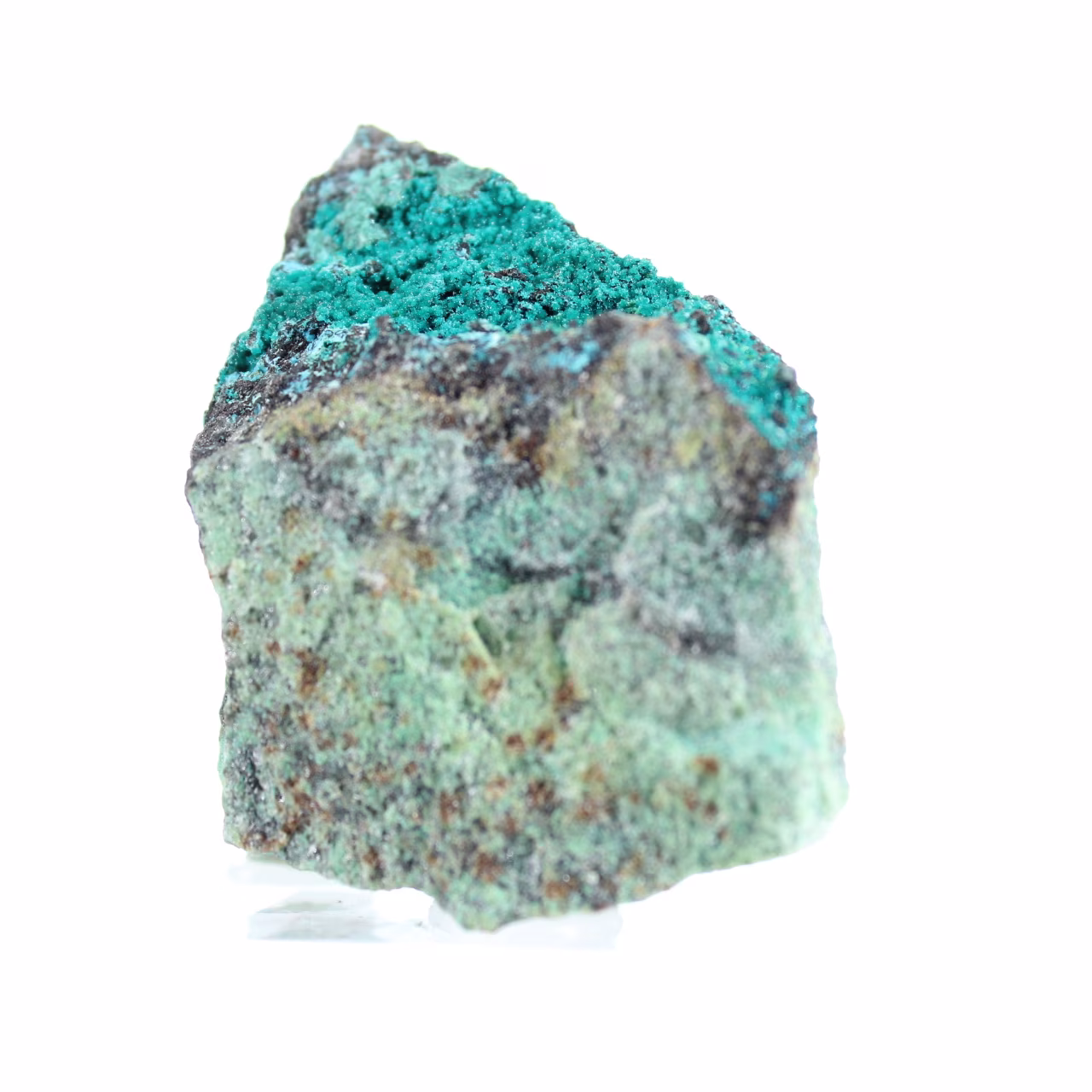 Raw Brochantite Specimen from Chile on a Base