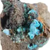 Natural Brochantite from Chile on Gangue - Raw Mineral - 5