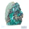Green Brochantite Crystals from Chile on a Base - 0