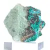 Green Brochantite Crystals from Chile on a Base - 2