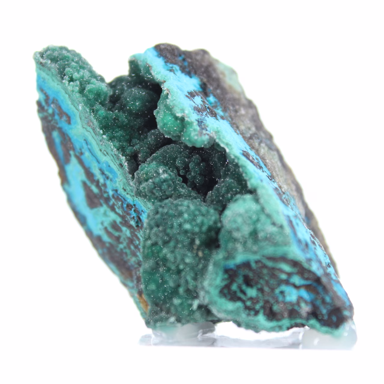 Raw Chilean Brochantite Collector's Piece on a Base
