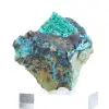 Green Brochantite Mineralogical Specimen from Chile on a Base - 2