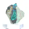 Green Brochantite Mineralogical Specimen from Chile on a Base - 4