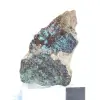Raw Brochantite from Chile - Natural Crystals on a Stand - 3