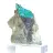 Raw Brochantite from Chile - Natural Crystals on a Stand
