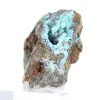 Raw Brochantite Collectible Stone from Chile on a Base - 0
