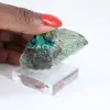 Natural Brochantite on Gangue from Chile with Base - 1