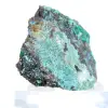 Raw Brochantite Crystals on Gangue from Chile on Base - 2