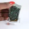 Raw Brochantite from Chile - Scientific Specimen on Plinth - 1