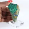 Rare Specimen of Green Brochantite from Chile on a Base - 1