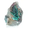 Raw Green Brochantite Mineral from Chile on Gangue - 0