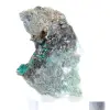 Raw Green Brochantite Mineral from Chile on Gangue - 4