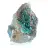 Raw Green Brochantite Mineral from Chile on Gangue