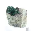 Raw Green Brochantite from Chile on a Display Stand - 2