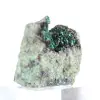 Raw Green Brochantite from Chile on a Display Stand - 3