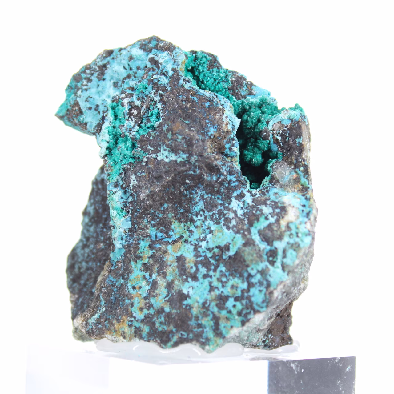 Raw Brochantite Crystals from Chile - Display Piece