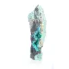 Raw Green Brochantite from Chile mounted on a base - 3