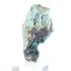 Raw Green Brochantite from Chile mounted on a base - 4