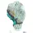 Raw Green Brochantite from Chile mounted on a base