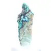 Raw Brochantite Mineral from Chile on a Base - 4